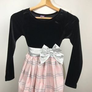 Dollie & me Holiday Pink Plaid Dress